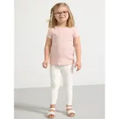 Lindex Capri Leggings With Lace - White - 116