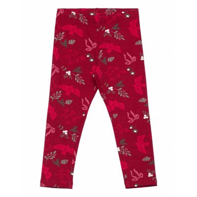 Lindex Leggings Aop Röd