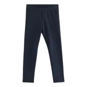 Lindex Leggings With Brushed Inside - Navy - 134
