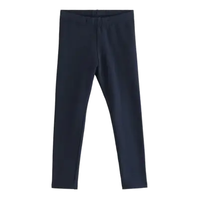Lindex Leggings With Brushed Inside - Navy - 134