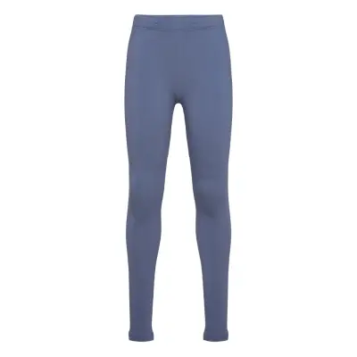 Lindex Leggings Basic Sj Solid Blå