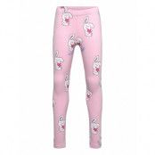 Lindex Leggings Br Aop Bunnies Rosa