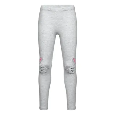 Lindex Leggings Br Knee Applique Gre - Grey - 104