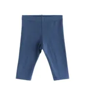 Lindex Leggings Brushed Inside Basic - Navy - 86
