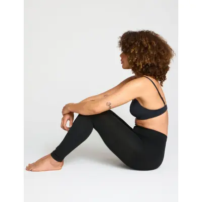 Lindex Leggings Brushed Inside - Black - XL