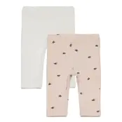 Lindex Leggings Bumblebee Aop Nb 2 P - Pink - 62