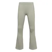 Lindex Leggings Flare Brushed Inside - Green - 104