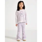 Lindex Leggings Flare Cake Aop - Purple - 98