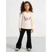 Lindex Leggings Flare Punto Quality - Black - 128