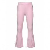 Lindex Leggings Flare Velour Solid Rosa