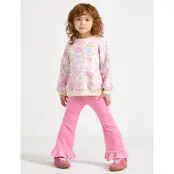 Lindex Leggings In Velour - Pink - 122