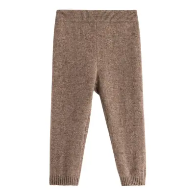 Lindex Leggings Knitted Wool Brun