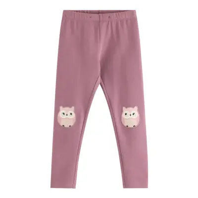 Lindex Leggings Med Föret Innside Rosa