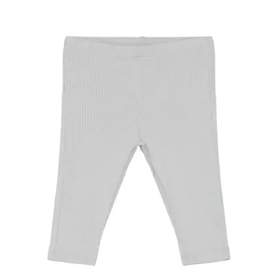 Lindex Leggings Rib Newborn - Grey - 50