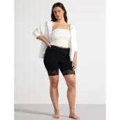 Lindex Leggings Sally Lace Short - Black - XXL