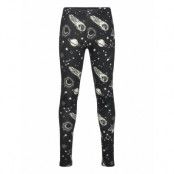 Lindex Leggings Space Aop Glow In The Svart