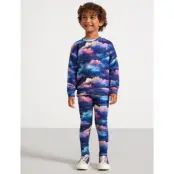 Lindex Leggings Sterry Sky Aop - Multi/patterned - 92