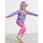 Lindex Leggings Unicorn Knee - Pink - 92