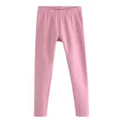 Lindex Leggings With Brushed Inside - Pink - 140