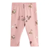 Lindex Leggings With Brushed Inside - Pink - 80