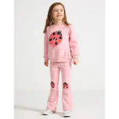 Lindex Leggings With Patches On The Knees - Pink - 116