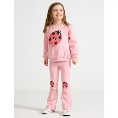 Lindex Leggings With Patches On The Knees - Pink - 116