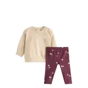 Lindex Set Sweater Leggings - Pink - 62