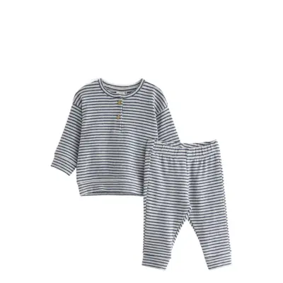 Lindex Set - Top And Leggings Blå