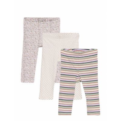 Liva - Leggings 3 Pack Leggings Multi/mönstrad Hust & Claire