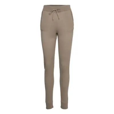 Lnballou Knit Pant *Villkorat Erbjudande Leggings Beige Lounge Nine