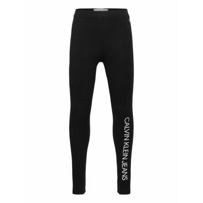 Logo Legging *Villkorat Erbjudande Leggings Svart Calvin Klein