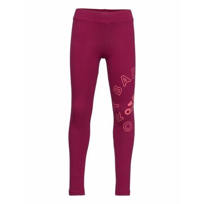 Logo Tights Leggings Röd Adidas Performance