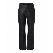 Lexington Clothing Lola High-Rise Leather Pants Svart