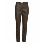 Londonpu Trousers Leather Leggings/Byxor Brun Mango