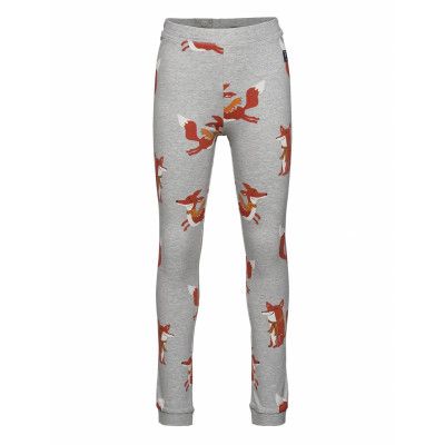 Long Johns Aop Preschool Leggings Grå Polarn O. Pyret