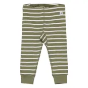 Long Johns Po.P Stripe Leggings Grön Polarn O. Pyret