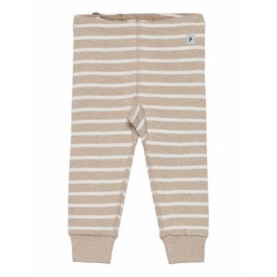 Long Johns Po.P Stripe Leggings Rosa Polarn O. Pyret
