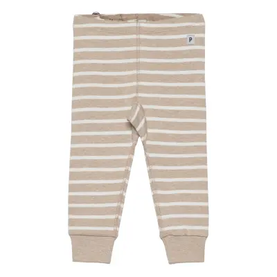 Long Johns Po.P Stripe Leggings Rosa Polarn O. Pyret