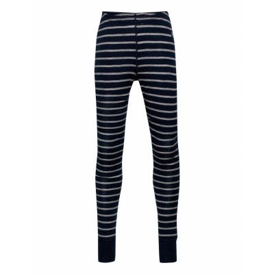 Long Johns Striped Adult Leggings Blå Polarn O. Pyret
