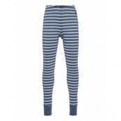 Long Johns Striped Preschool Leggings Blå Polarn O. Pyret