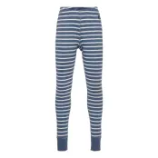 Long Johns Striped Preschool Leggings Blå Polarn O. Pyret