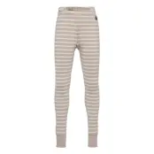 Long Johns Striped Preschool Leggings Rosa Polarn O. Pyret