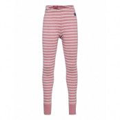 Long Johns Striped Preschool Leggings Rosa Polarn O. Pyret