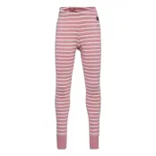 Long Johns Striped Preschool Leggings Rosa Polarn O. Pyret
