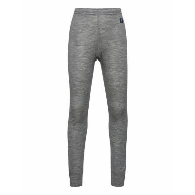 Long Johns Wool Solid School Leggings Grå Polarn O. Pyret