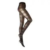 Lotta Square Tights Lingerie Pantyhose & Leggings Svart Swedish Stockings