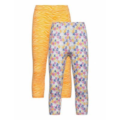 Lpaya Capri Legging 2-Pack Bc Leggings Multi/mönstrad Little Pieces