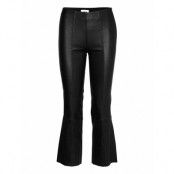 Lr-Gloria Bottoms Trousers Leather Leggings-Byxor Svart Levete Room