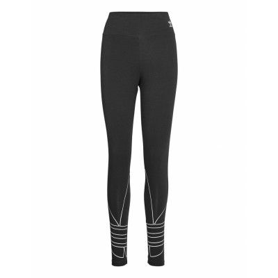 Lrg Logo Tights Leggings Svart Adidas Originals