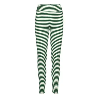 Ludmilla Tights Gots *Villkorat Erbjudande Leggings Grön Basic Apparel